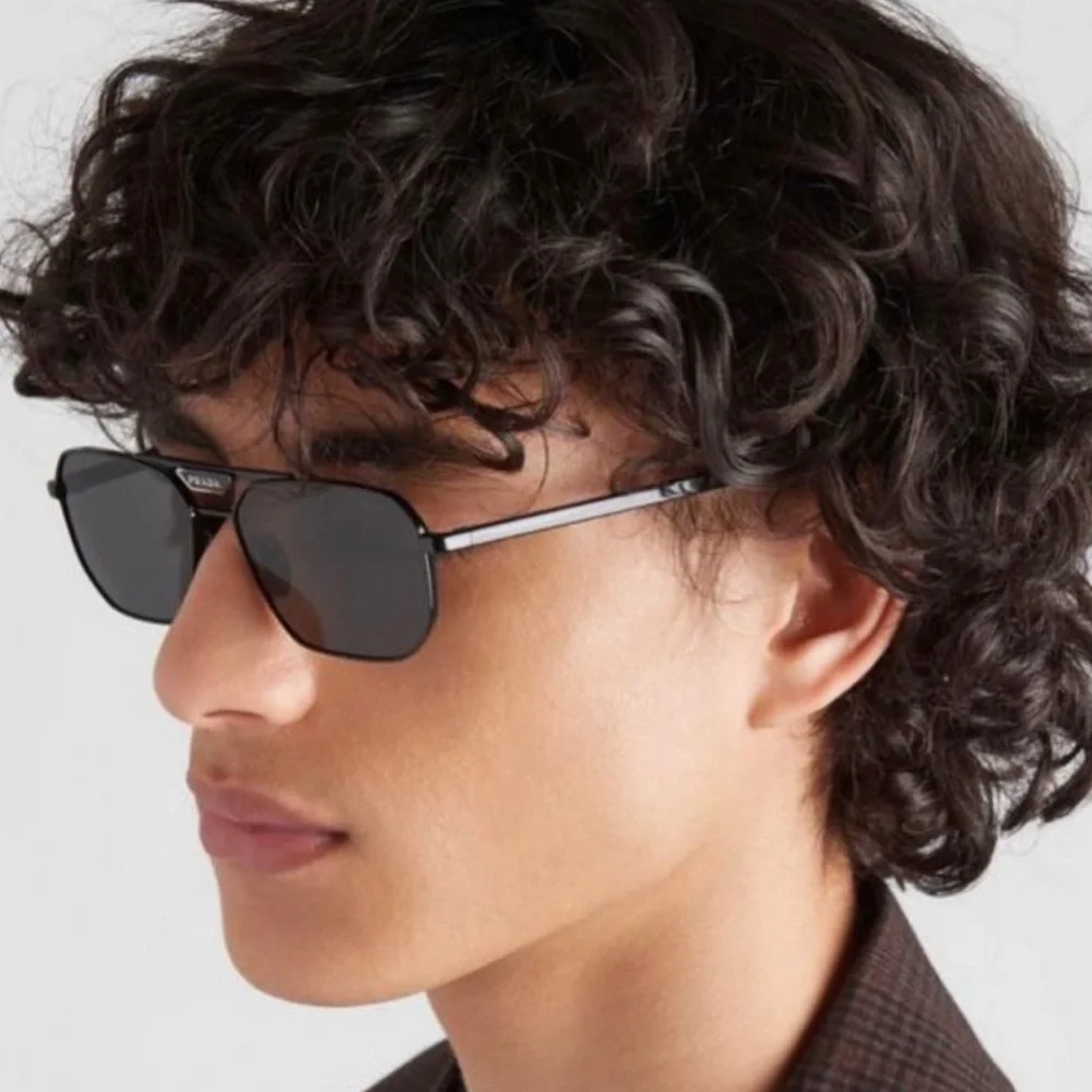 NEW PRADA PR58YS 1AB5S0 UNISEX EYEWEAR PRADA SPR 58Y BLACK SUNGLASSES PR 58YS
